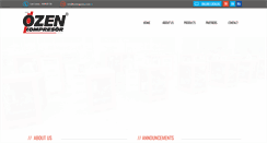 Desktop Screenshot of ozenkompresor.com